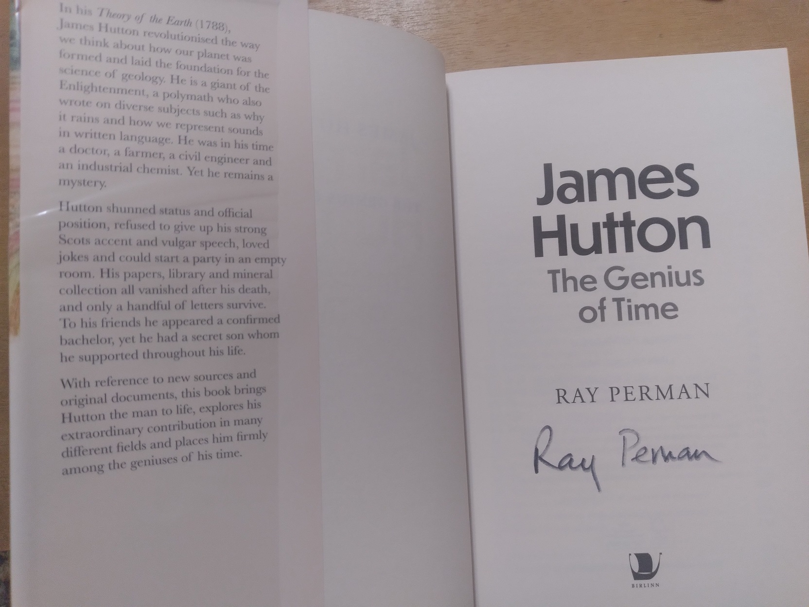 James Hutton: The Genius of Time