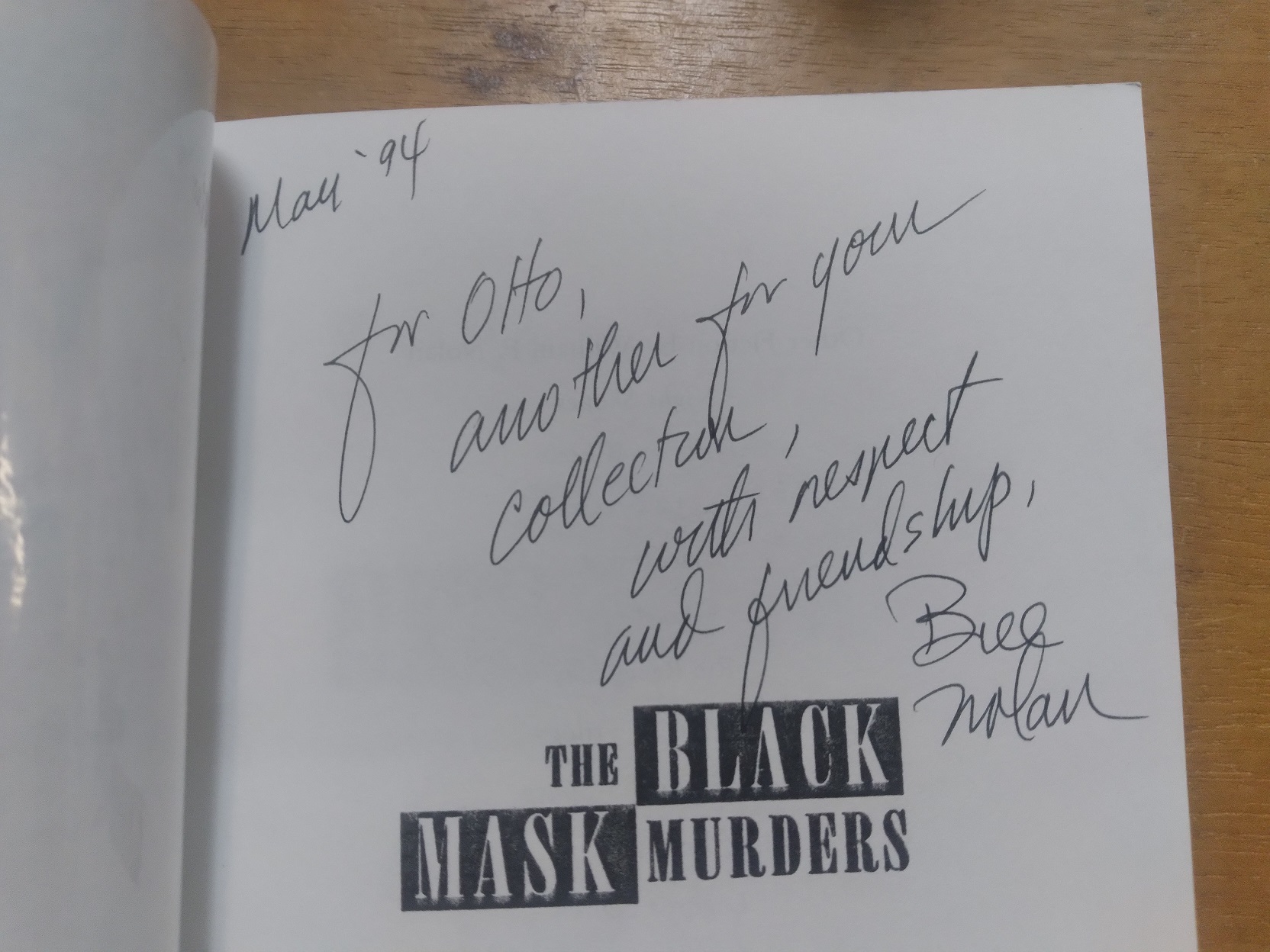 The Black Mask Murders
