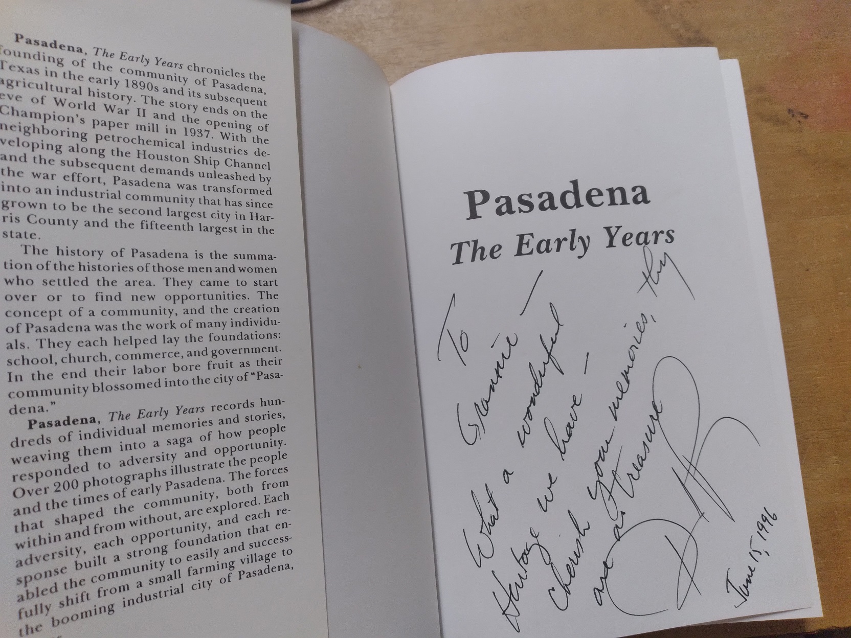 Pasadena: The Early Years