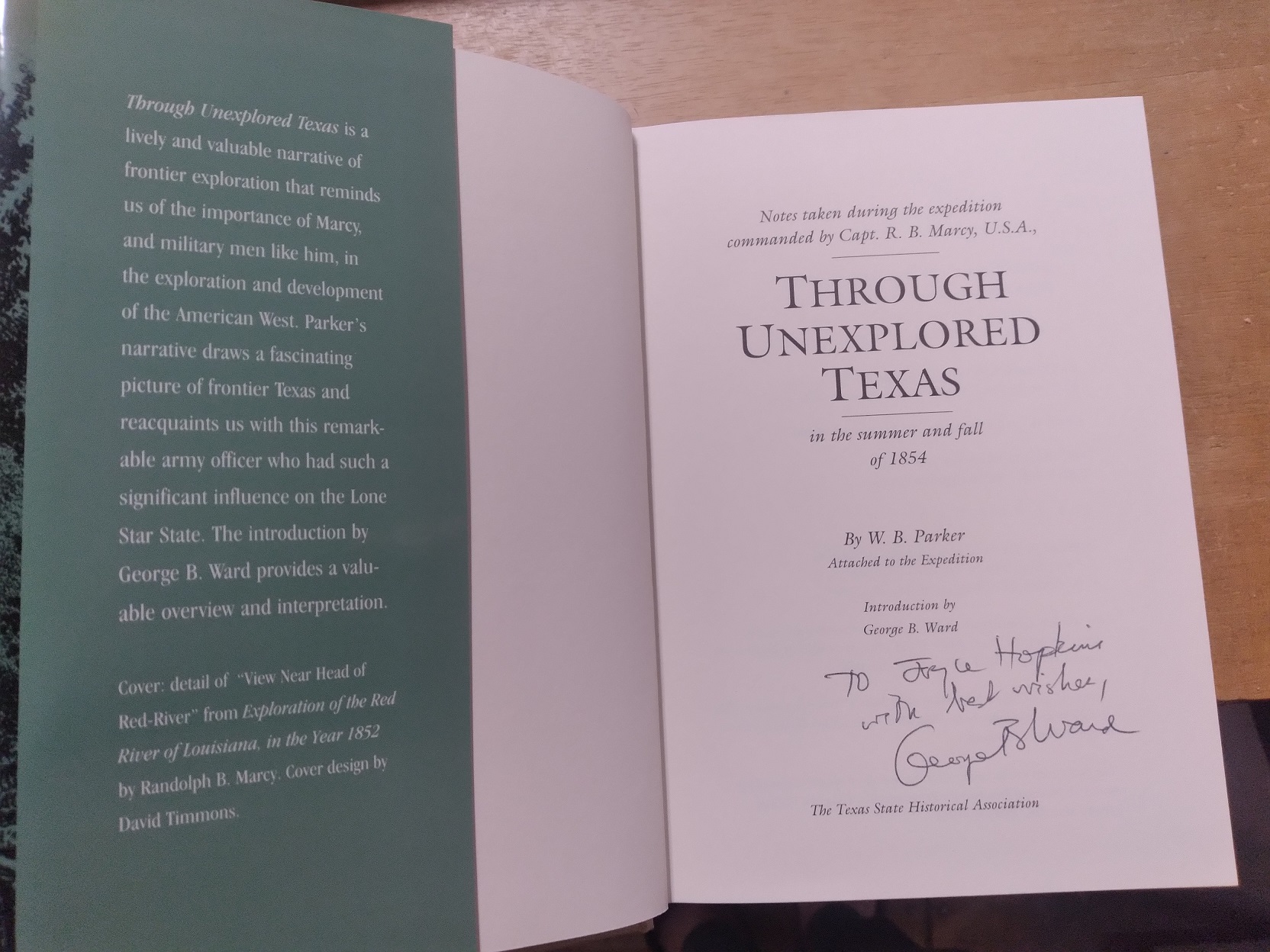 Through Unexplored Texas: In the Summer and Fall of 1854