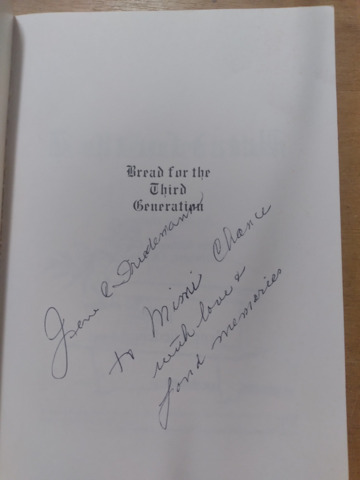 Bread for the Third Generation: An Early History of Salem Lutheran Church, Stillwater, Oklahoma