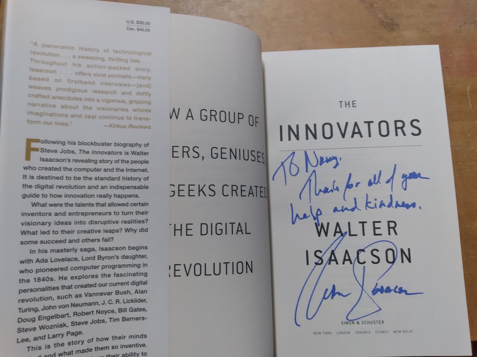 The INNOVATORS: How a Group of Hackers, Geniuses, and Geeks Created the Digital Revolution