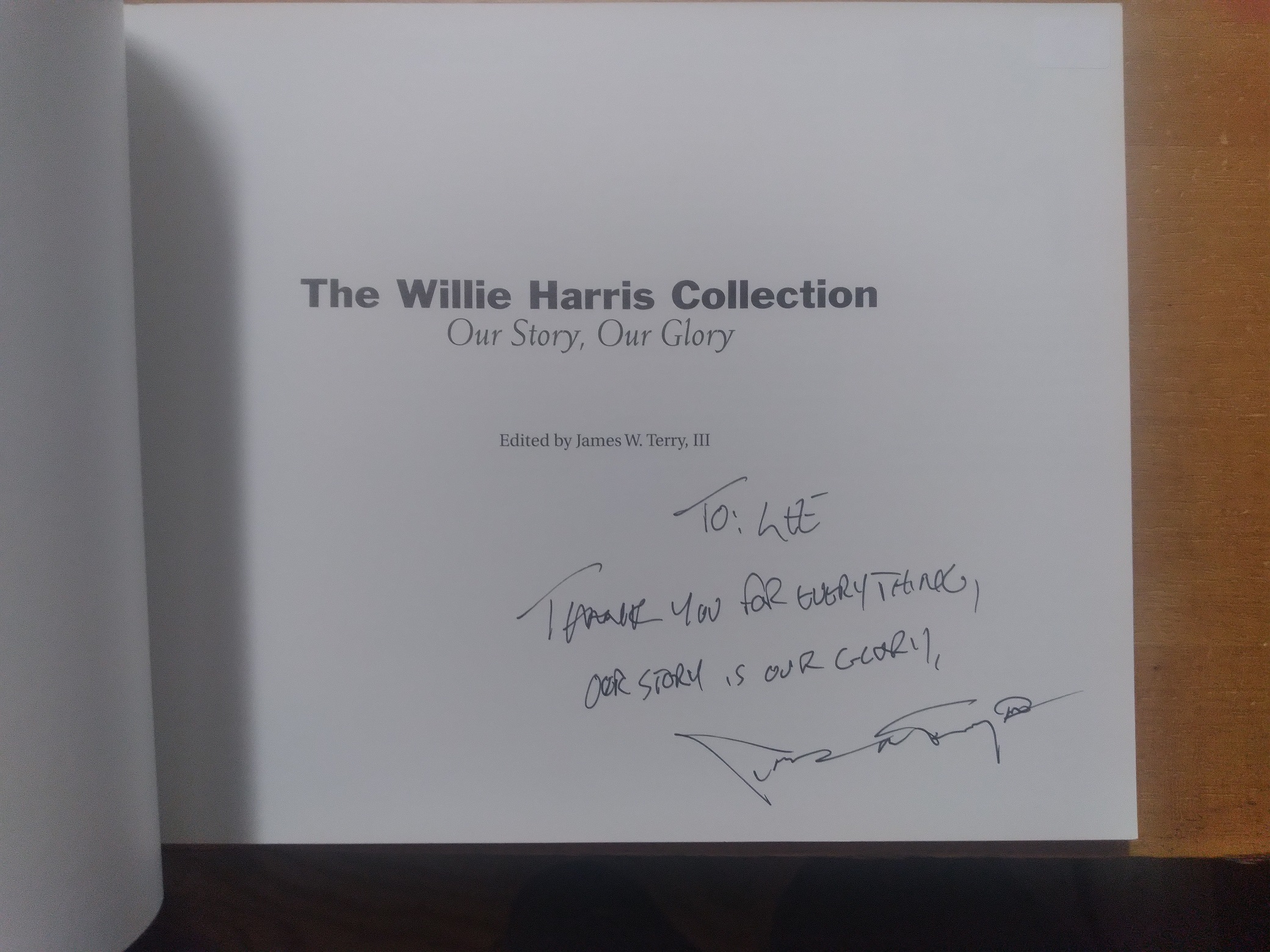 The Willie Harris Collection: Our Story, Our Glory