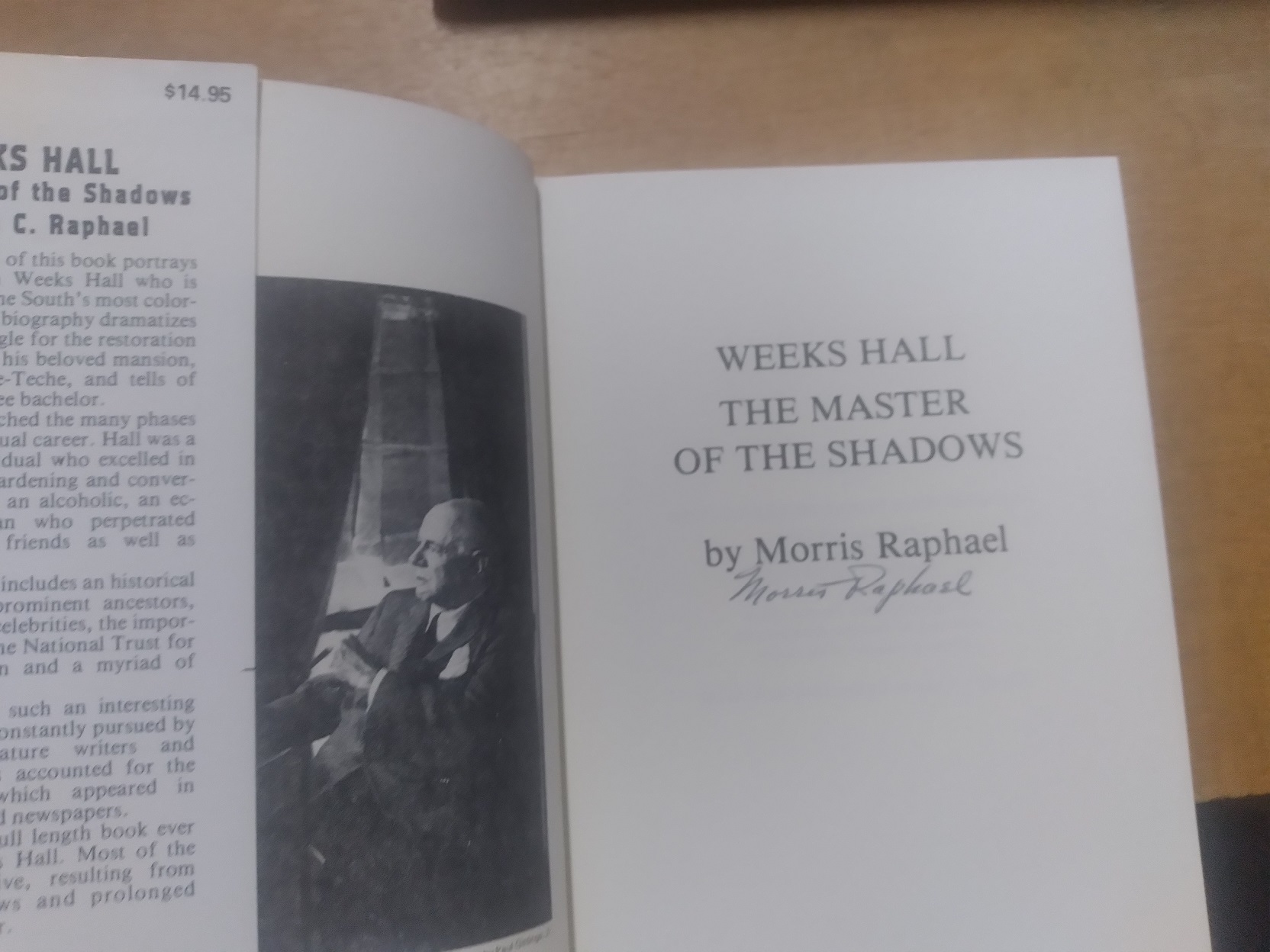WEEKS HALL: The Master of the Shadows