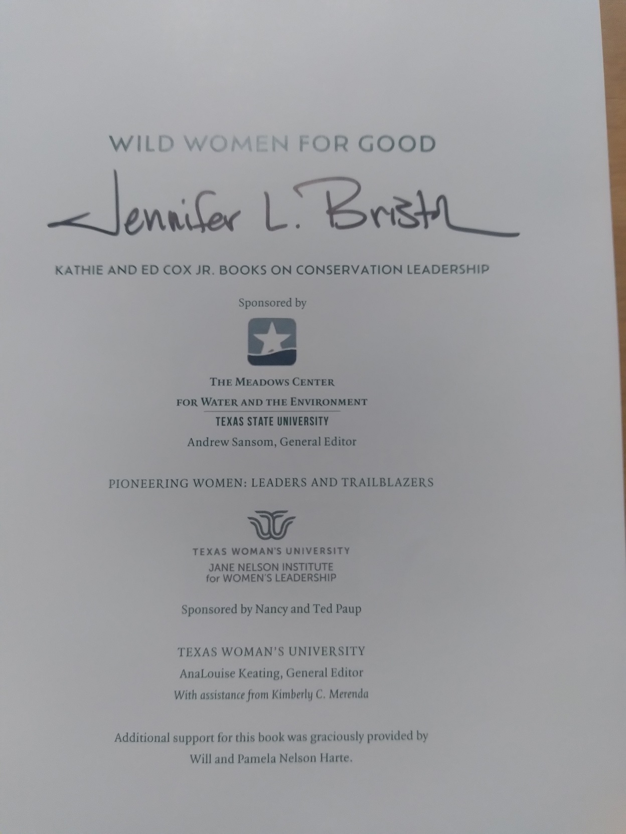 Wild Women for Good: Stories of Conservation in Texas