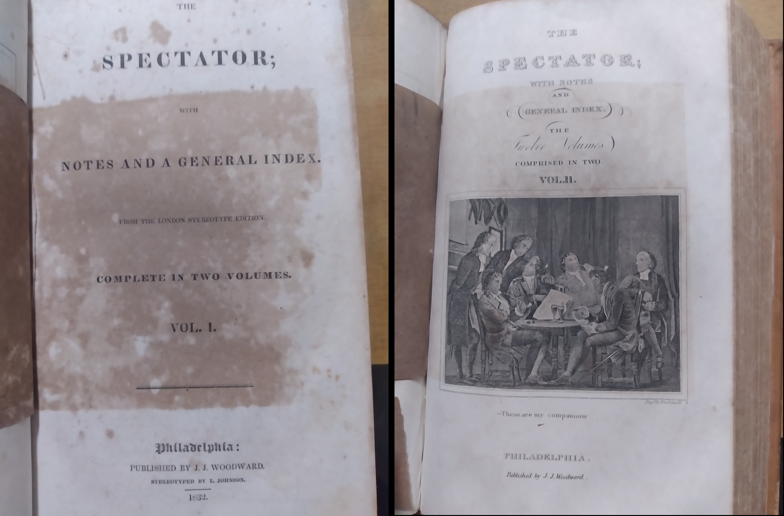 The Spectator; with Notes and a General Index (Complete in Two Volumes)