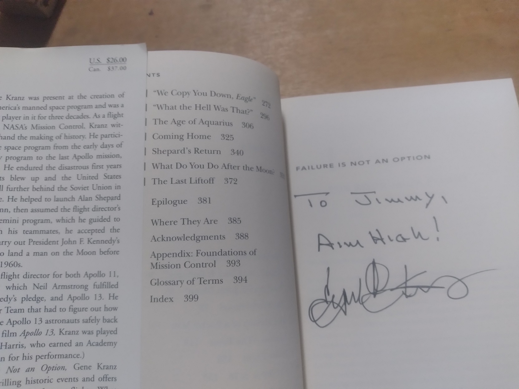 Failure Is Not an Option: Mission Control from Mercury to Apollo 13 and Beyond