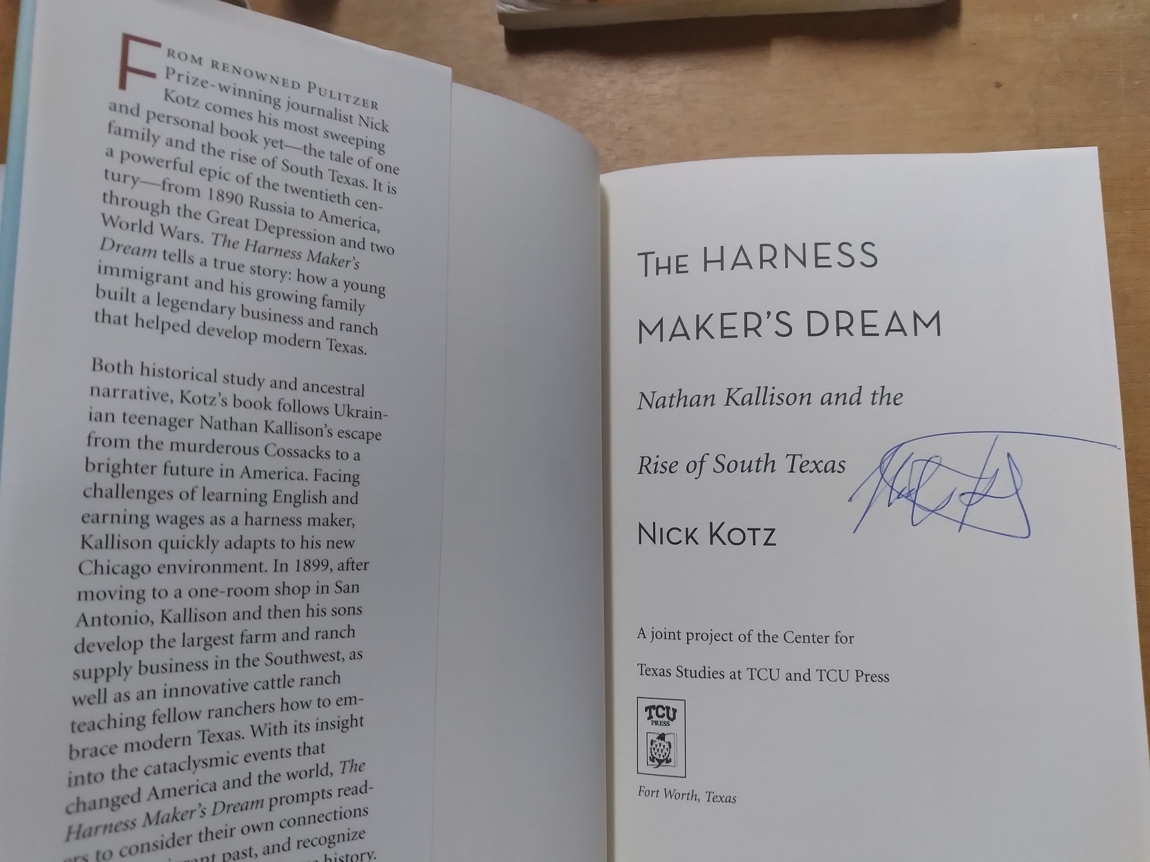 The Harness Maker's Dream: Nathan Kallison and the Rise of South Texas