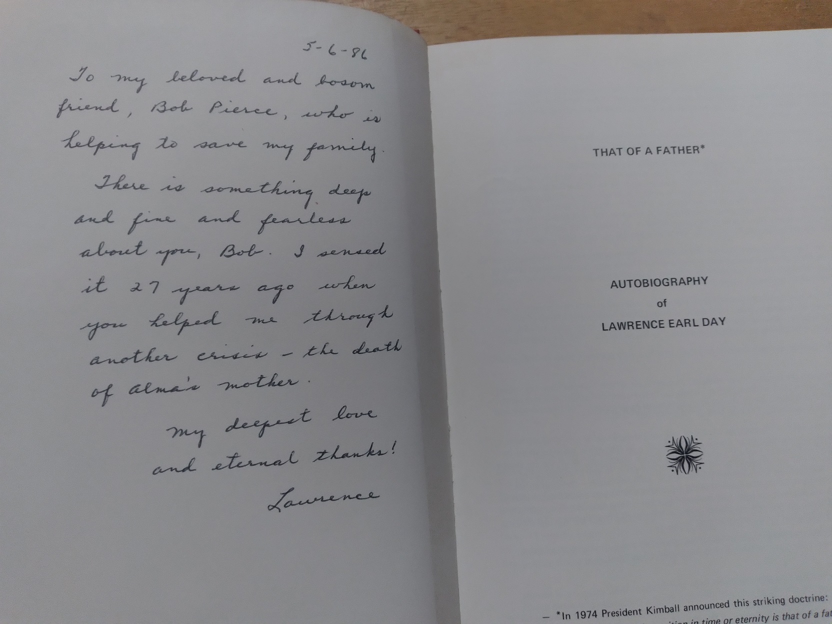 Image for That of a Father: Autobiography of Lawrence Earl Day That of a Father: Autobiography of Lawrence Earl Day