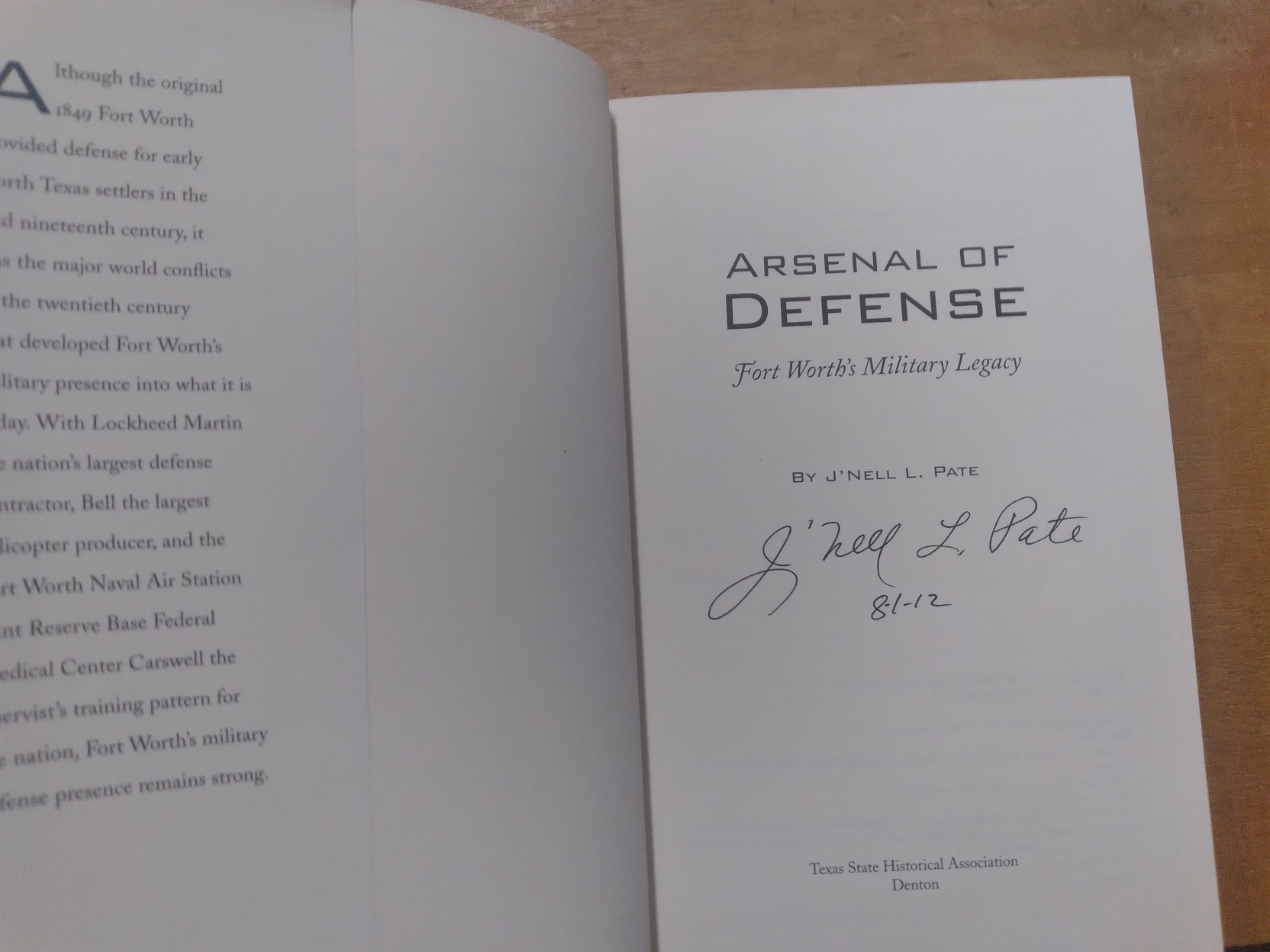 Image for Arsenal of Defense: Fort Worth's Military Legacy Arsenal of Defense: Fort Worth's Military Legacy