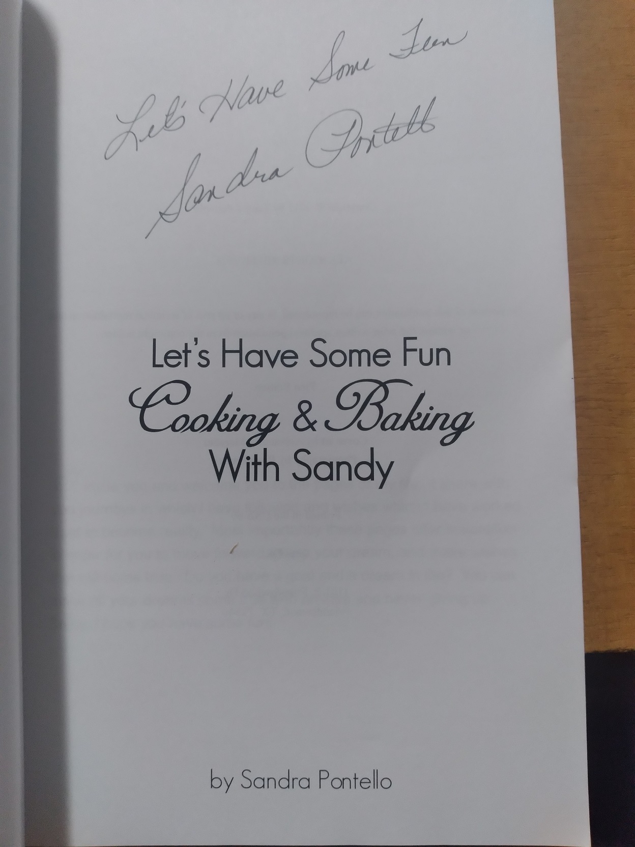Image for Let's Have Some Fun Cooking & Baking With Sandy Let's Have Some Fun Cooking & Baking With Sandy