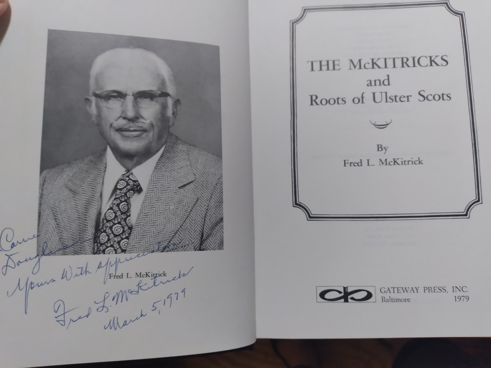 THE McKITRICKS and Roots of Ulster Scots