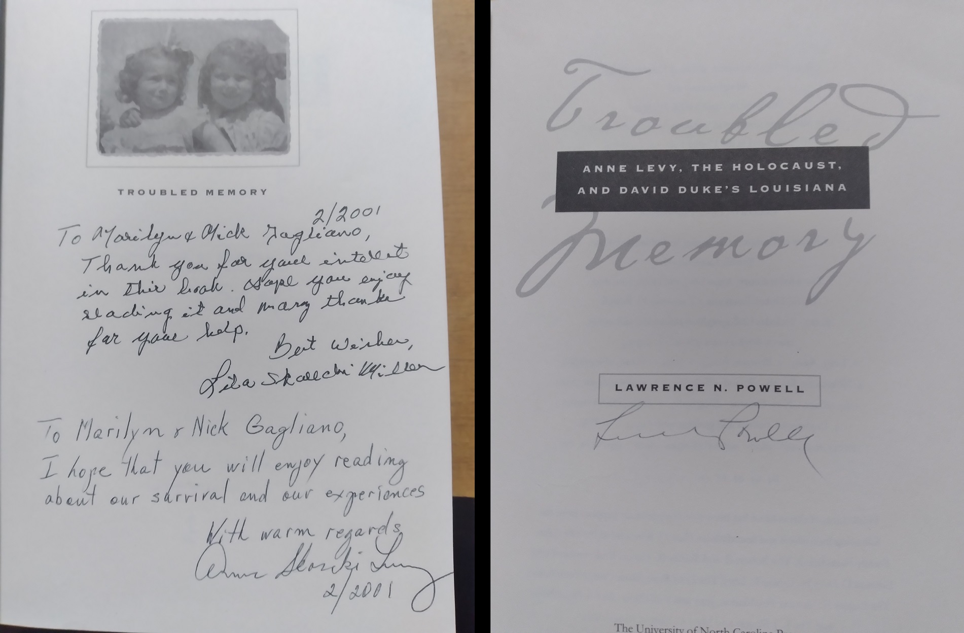Troubled Memory: Anne Levy, the Holocaust, and David Duke's Louisiana
