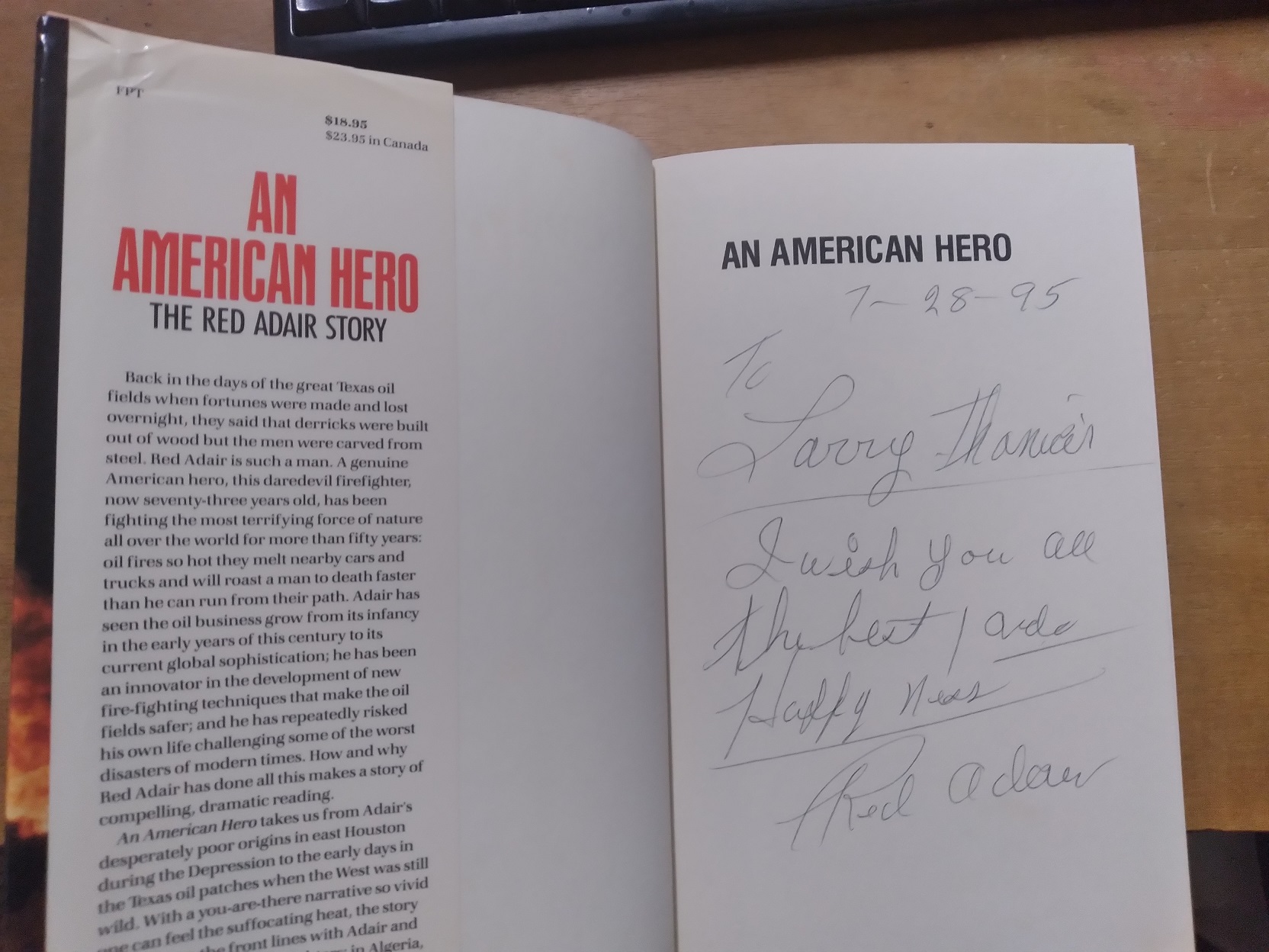 Image for An American Hero: The Red Adair Story An American Hero: The Red Adair Story