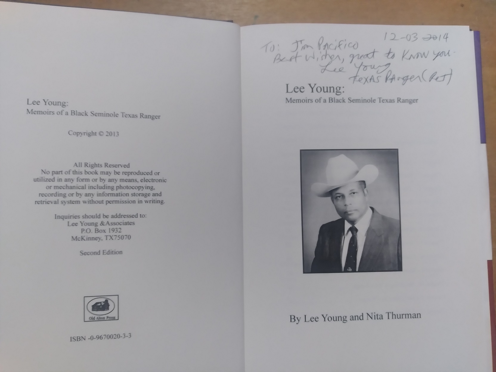 Lee Young: Memoirs of a Black Seminole Texas Ranger