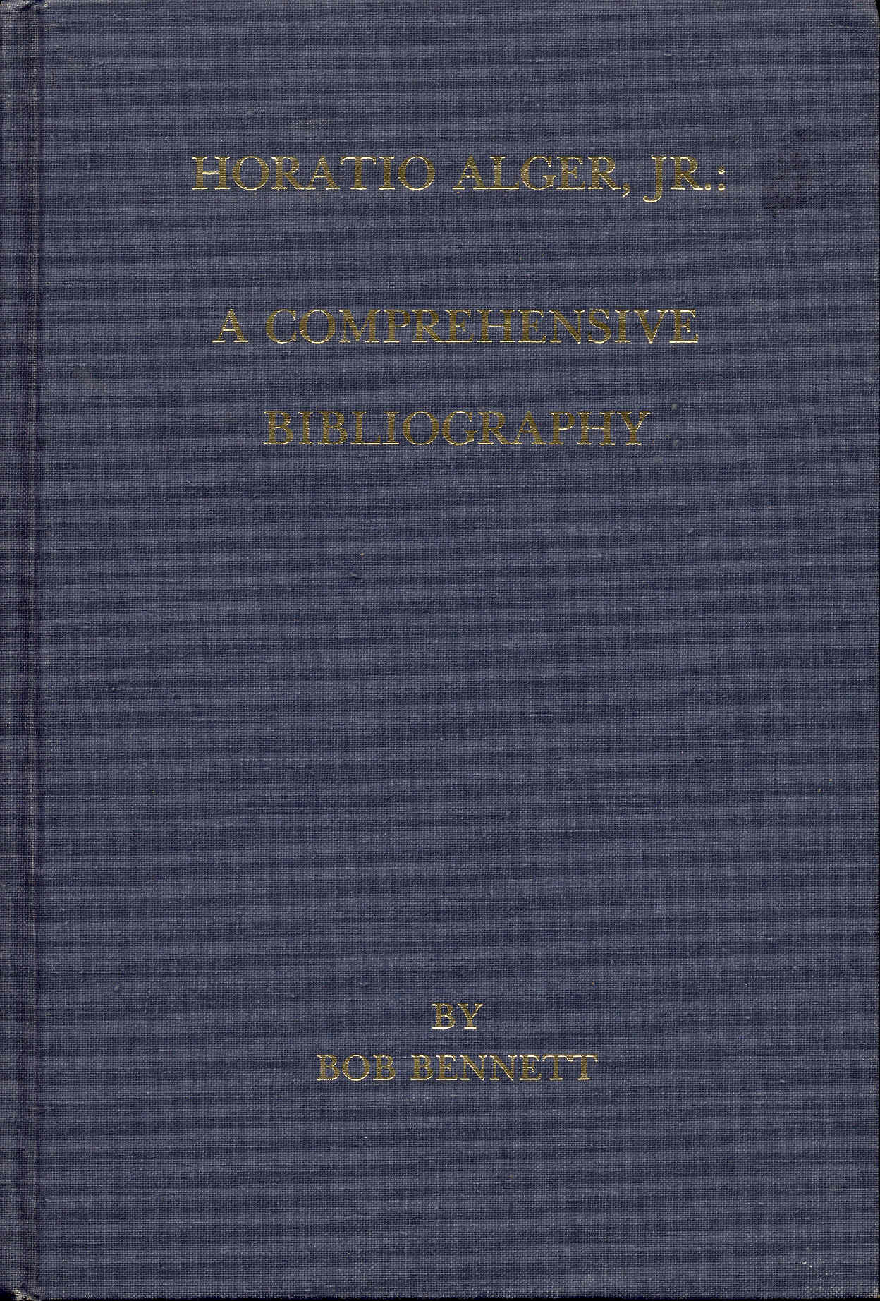 Image for Horatio Alger, Jr.: A Comprehensive Bibliography