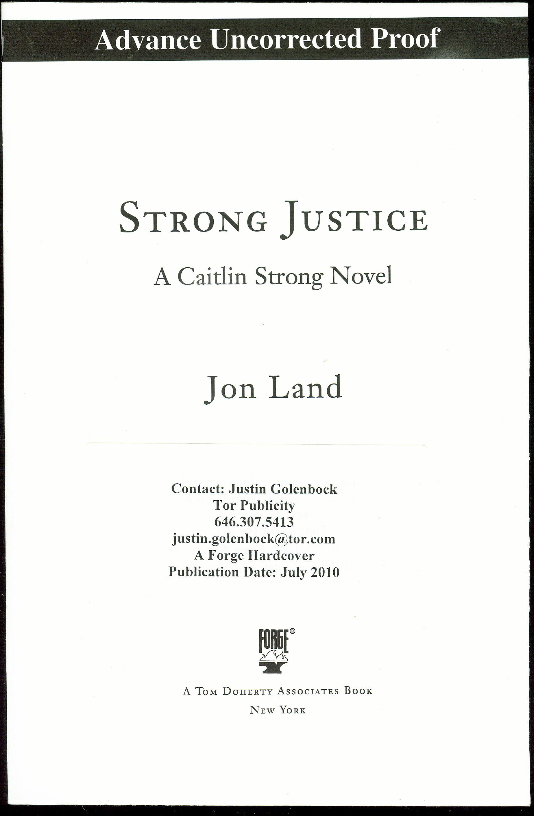 Image for Strong Justice