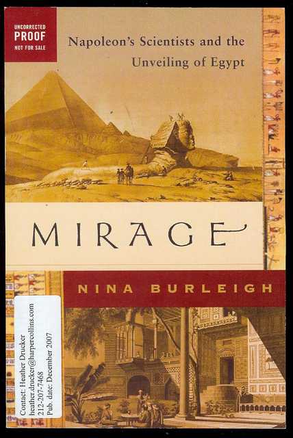 Image for Mirage: Napoleon's Scientists and the Unveiling of Egypt