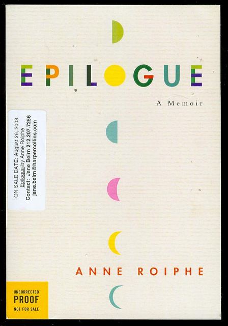 Image for Epilogue: A Memoir
