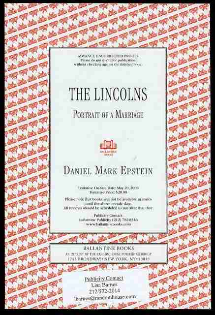 Image for The Lincolns: Portrait of a Marriage