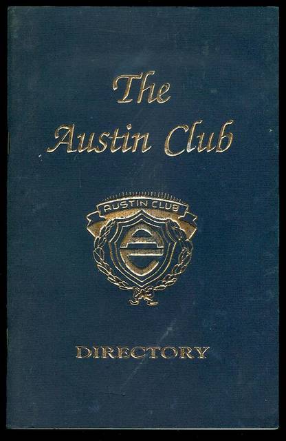 Image for The Austin Club Directory