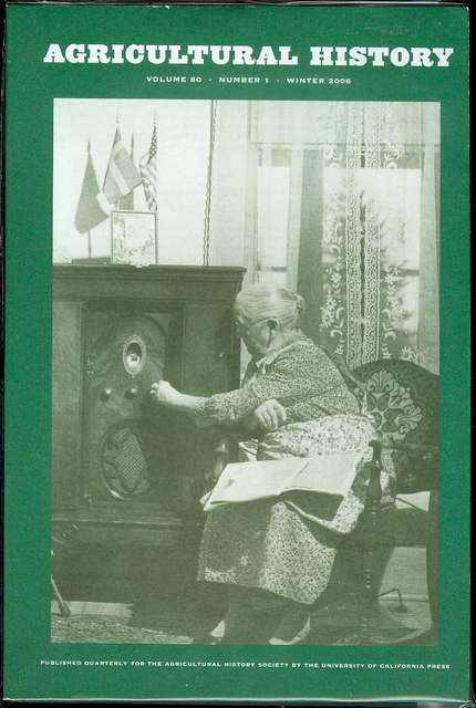 Image for Agricultural History (Vol. 80, No. 1, Winter 2006)
