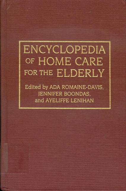 Image for Encyclopedia of Home Care for the Elderly