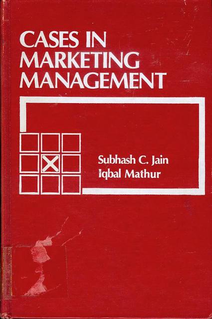 Image for Cases in Marketing Management