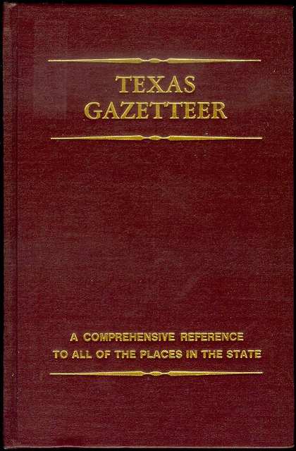 Image for Texas Gazetteer