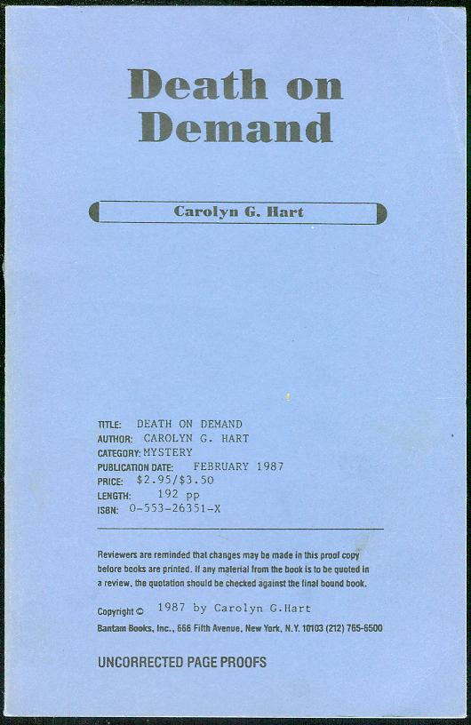 Image for Death on Demand