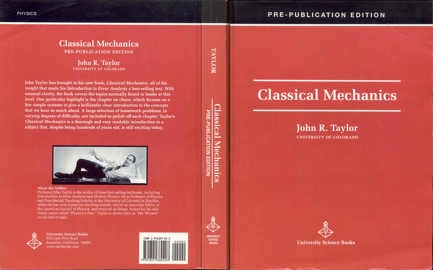 Classical Mechanics (Prepublication Edition, Chapters 113)