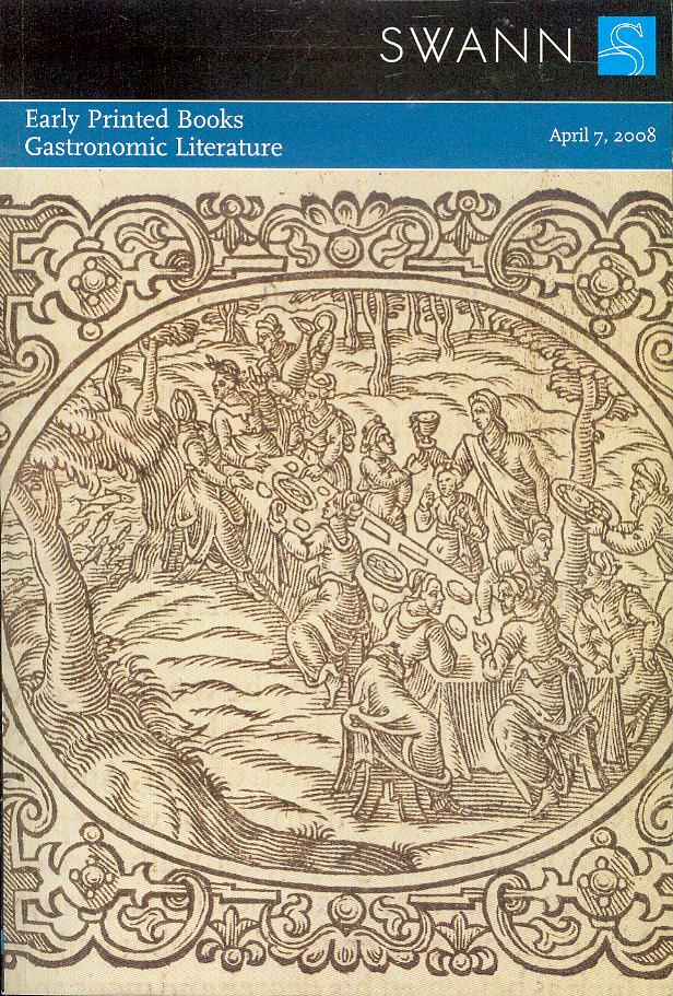 Image for Early Printed Books, Gastronomic Literature (Public Auction Sale 2141, April 7, 2008)