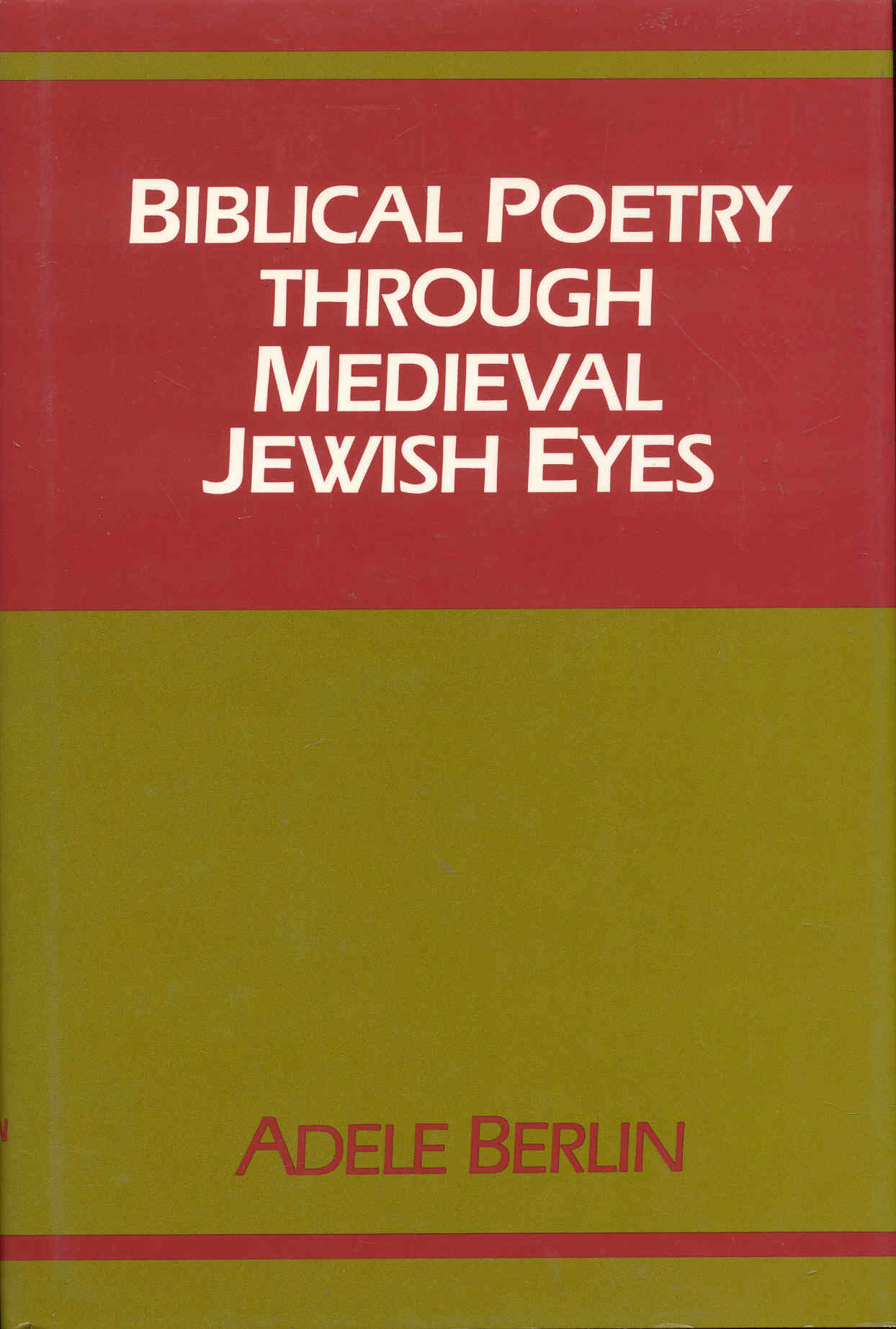 Image for Biblical Poetry Through Medieval Jewish Eyes