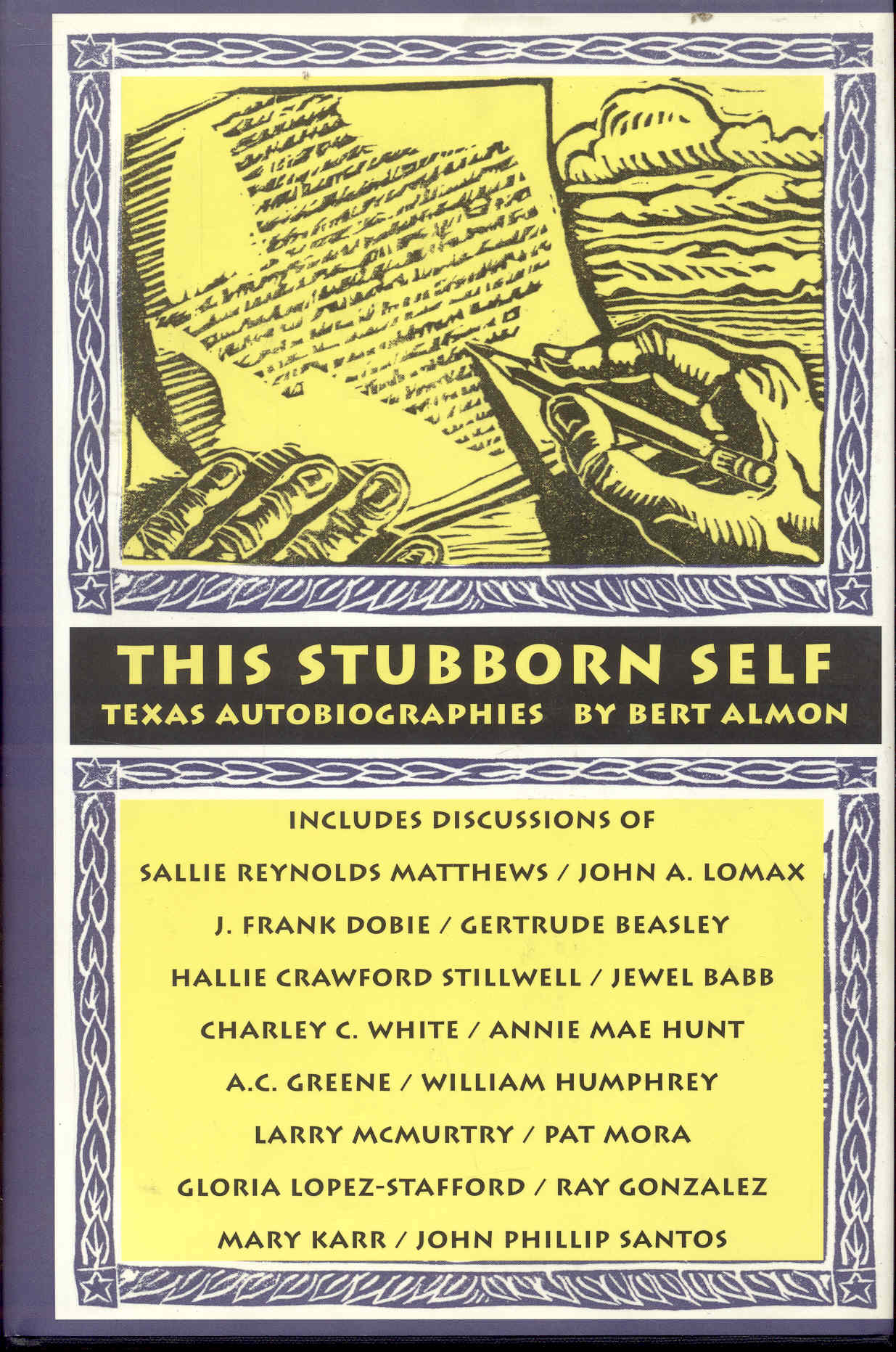 Image for This Stubborn Self: Texas Autobiographies