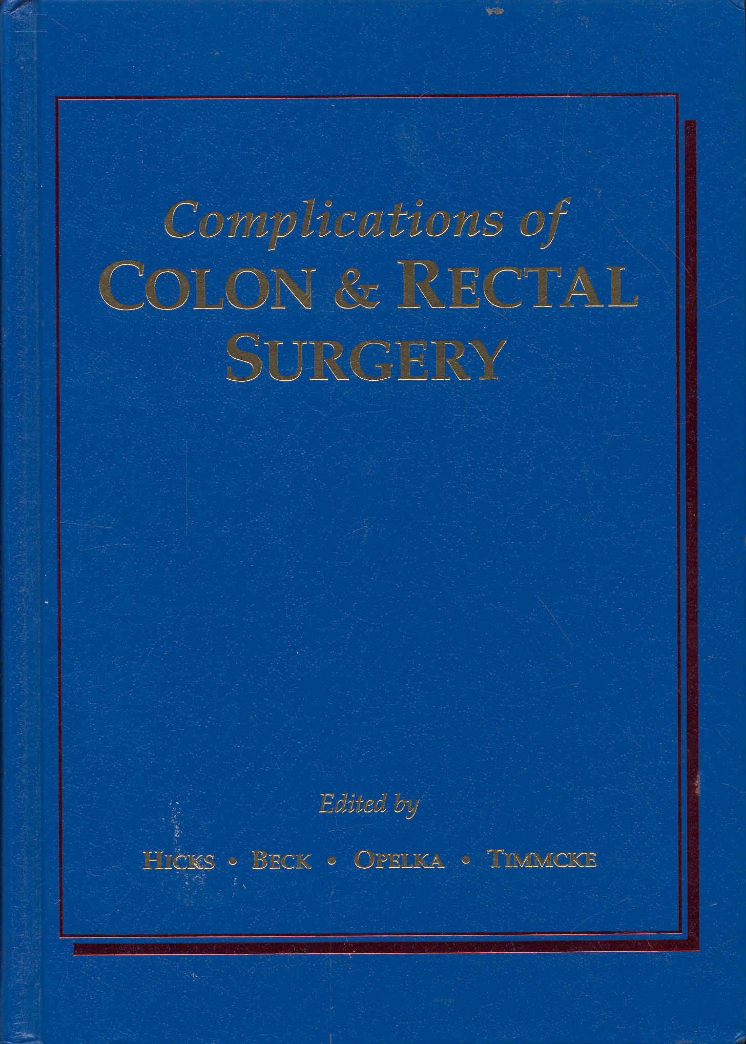 Image for Complications of Colon & Rectal Surgery
