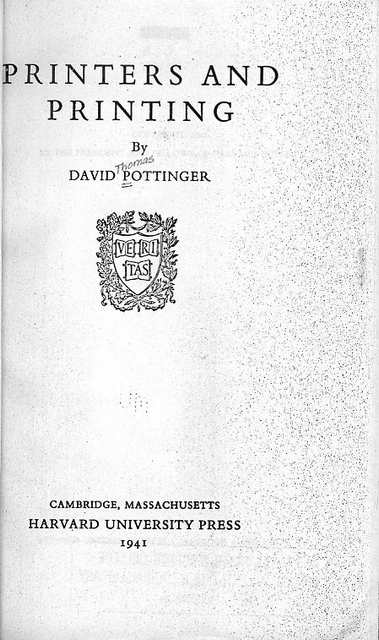 Image for Printers and Printing